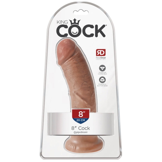 Фаллос-реалистик King Cock 8" Pipedream